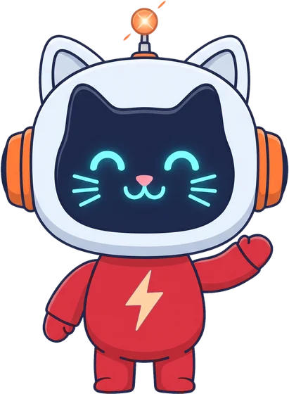 Chispa, un robot con forma de gato
